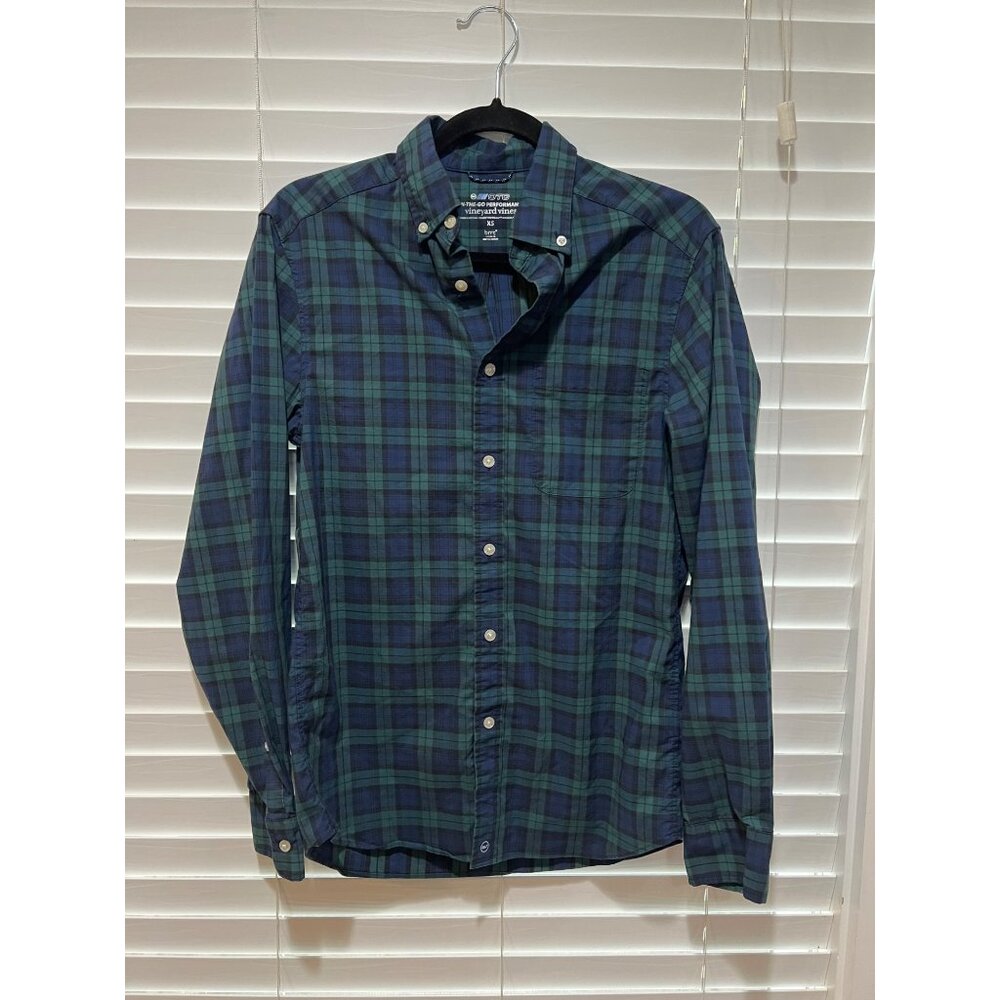 Vineyard Vines OTG Performance Style Button Up‎ Shirt - Size XS
